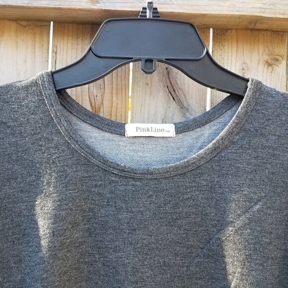 Medium Dress by Pink Line USA Gray Nightshirt Women's - Picture 4 of 9